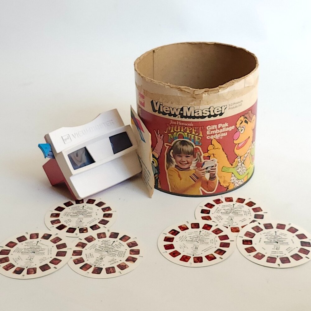 VINTAGE VIEW MASTER Jim Henson's The Muppet Movie Reel and Viewfinder Lot 1978